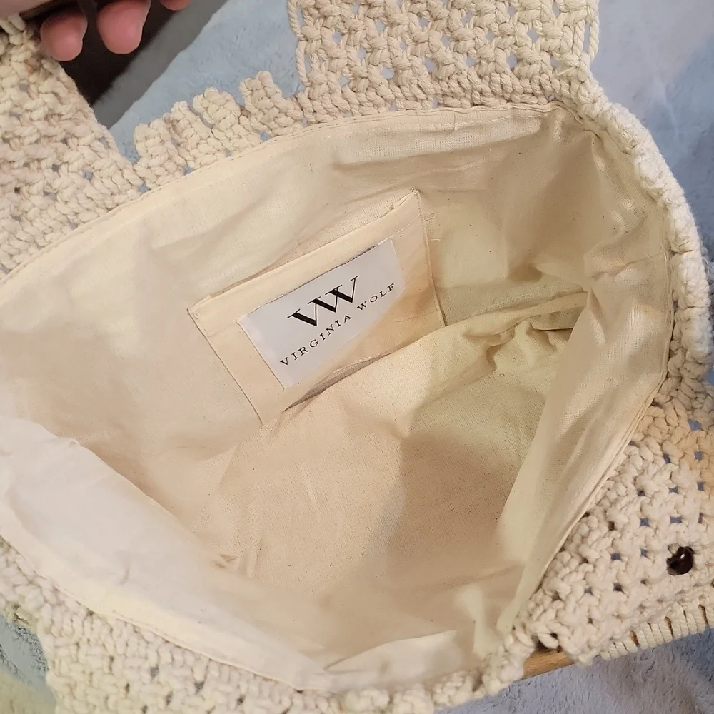 🆕️ Virginia Wolf Sadie Macrame Bag - Picture 6 of 10
